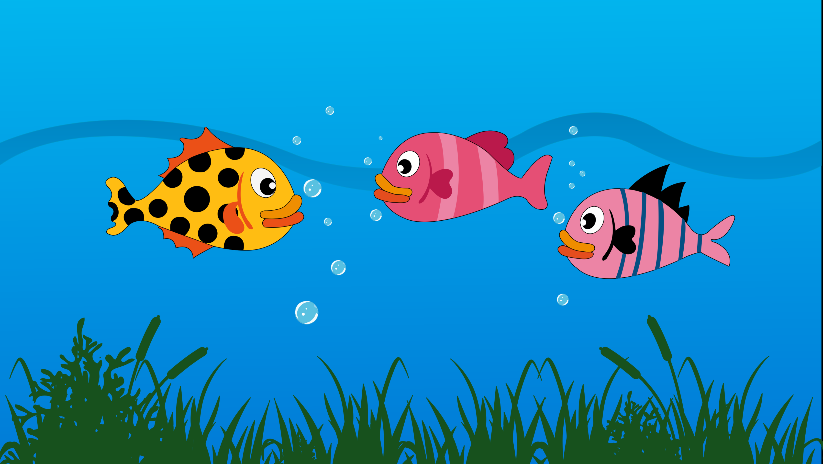 The three fishes and the fishermen | Stories | Bee Parenting