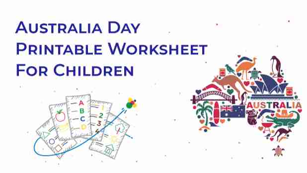 Australia Day Theme Worksheet For Children