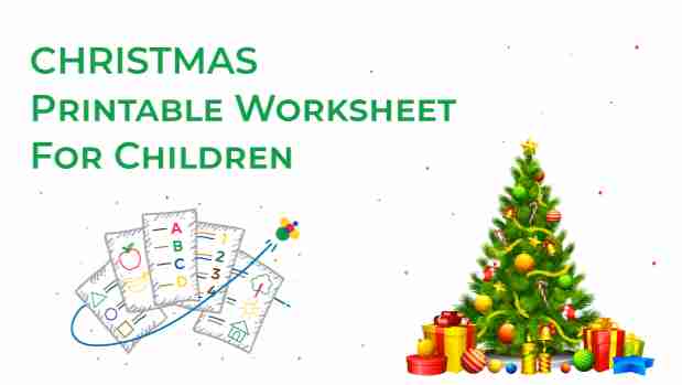 Christmas Theme Worksheet For Children