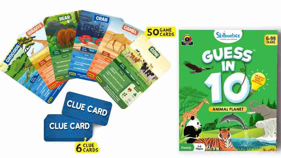 Guess The Animal Card Game for Kids