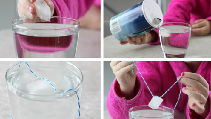 Ice Fishing- Fun and easy science experiment for kids 