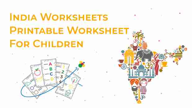 India Theme Worksheet For Children