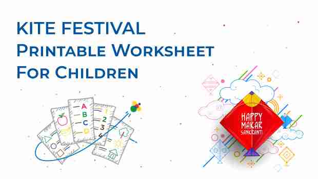Kite Festival Day Theme Worksheet For Children