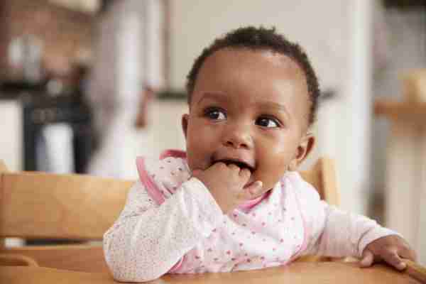 Hunger a reason behind babies chewing hands