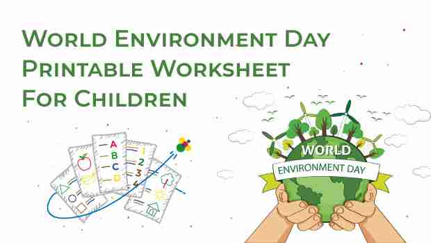 World Environment Day Theme Worksheet For Children